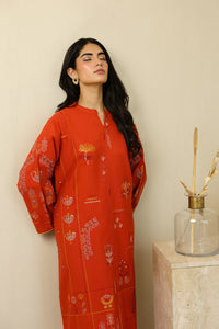 Stitched 2 Piece - Embroidery Self Jacquard Suit