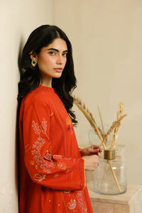 Stitched 2 Piece - Embroidery Self Jacquard Suit