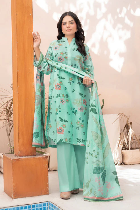 3 Piece - Unstitched Premium Printed Lawn