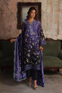 Unstitched 3 Piece - Floral Embroidery Printed Suit