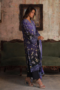 Unstitched 3 Piece - Floral Embroidery Printed Suit