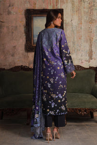 Unstitched 3 Piece - Floral Embroidery Printed Suit