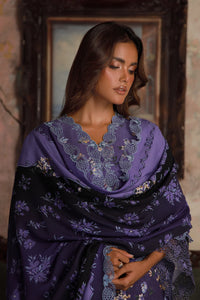 Unstitched 3 Piece - Floral Embroidery Printed Suit