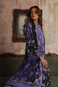 Unstitched 3 Piece - Floral Embroidery Printed Suit