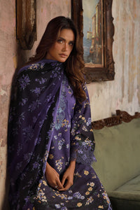 Unstitched 3 Piece - Floral Embroidery Printed Suit