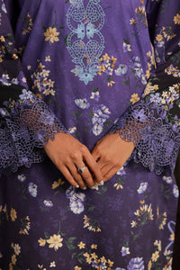 3 Piece - Unstitched Embroidery Printed Suit