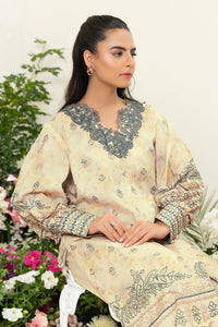 2 Piece - Unstitched Embroidered Lawn