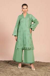 2 Piece - Unstitched Embroidered Lawn