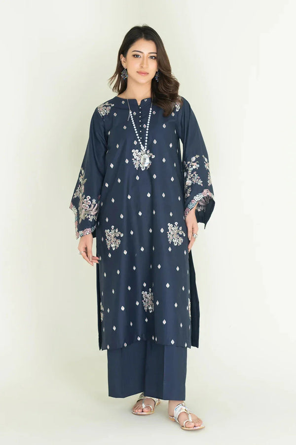 Stitched 2 Piece - Embroidered Lawn Shirt & Trouser
