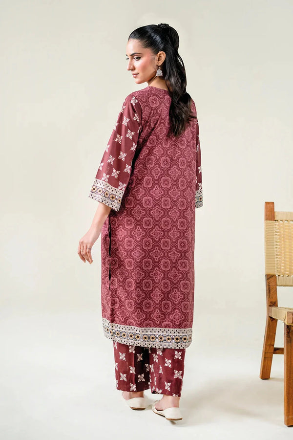 2 Piece - Embroidered Printed Lawn Shirt & Trouser