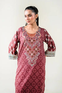 2 Piece - Embroidered Printed Lawn Shirt & Trouser