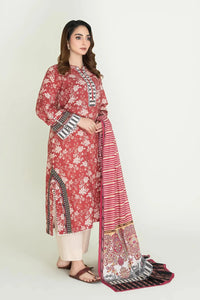 Stitched 2 Piece - Printed Lawn Shirt & Dupatta