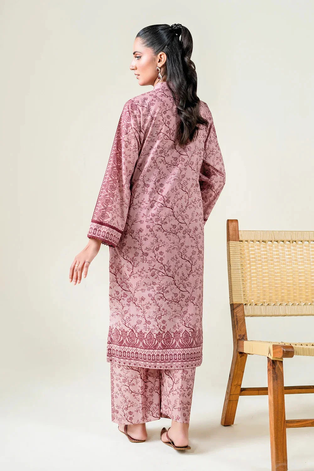 2 Piece - Embroidered Printed Lawn Shirt & Trouser