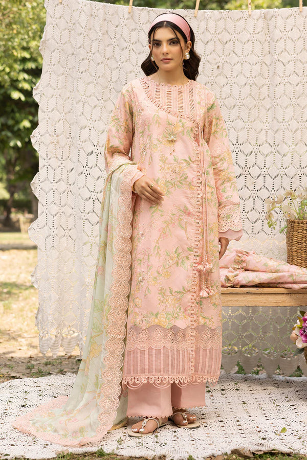 Unstitched 3 Piece - Embroidered Lawn