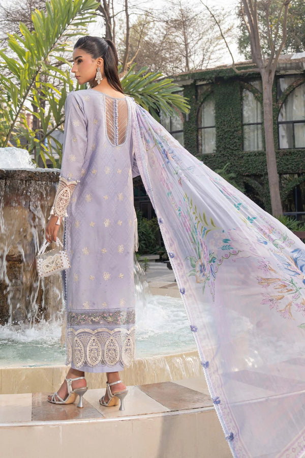 3 Piece - Unstitched Embroidered Premium  Lawn