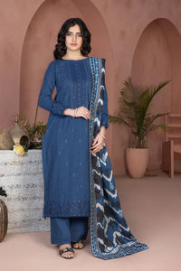 3 Piece - Embroidered Unstitched Khaddar Suit