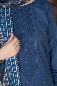 3 Piece - Embroidered Unstitched Khaddar Suit
