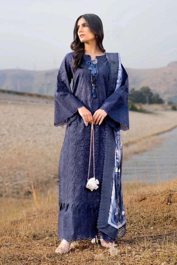 3 Piece - Embroidered Unstitched Lawn Suit
