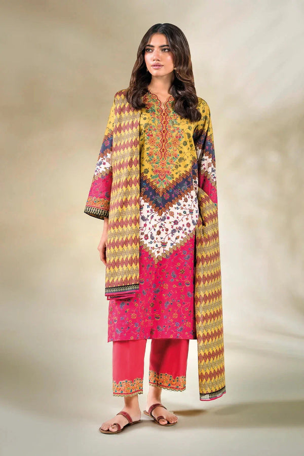 3 Piece - Embroidered Lawn Suit
