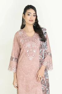 3 Piece - Stitched Embroidered Lawn Suit