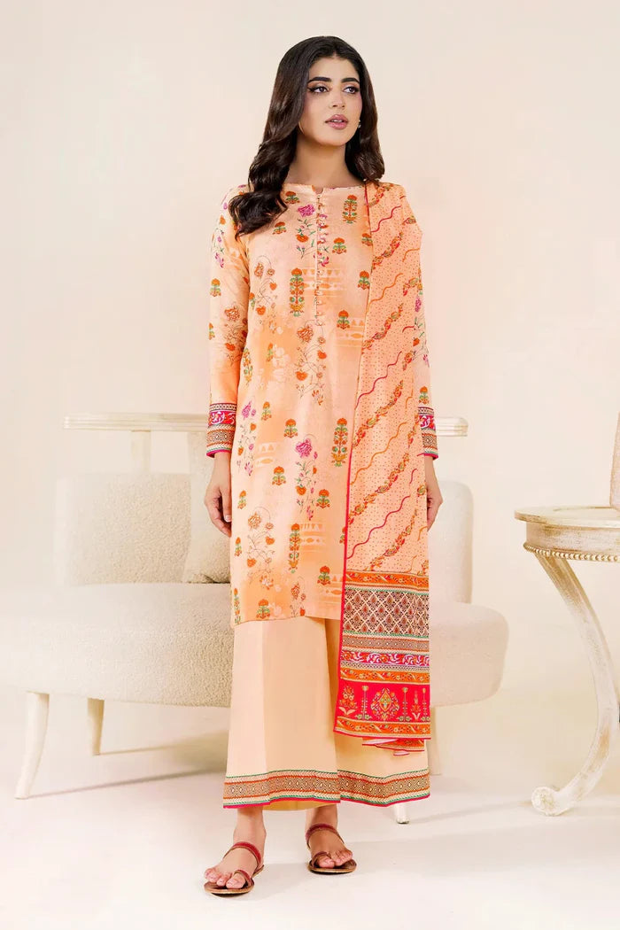 3 Piece - Unstitched Printed Lawn Suit
