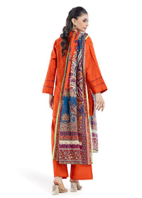 Stitched 3 Piece - Printed Suit