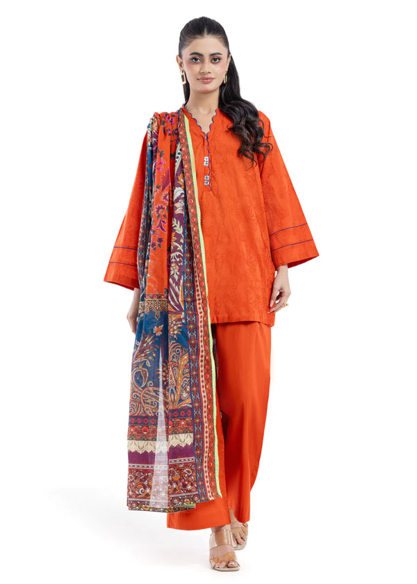 Stitched 3 Piece - Printed Suit
