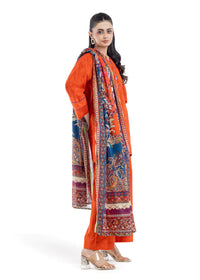 Stitched 3 Piece - Printed Suit