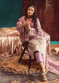 3 Piece - Cotton Silk Embroidered Suit