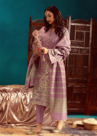 3 Piece - Cotton Silk Embroidered Suit