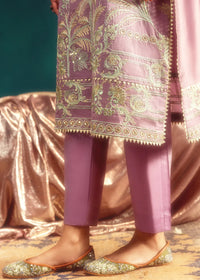 3 Piece - Cotton Silk Embroidered Suit