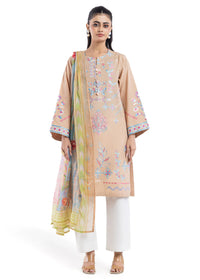 3 Piece - Embroidered Suit