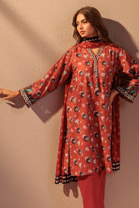 3 Piece - Printed Cotton Suit