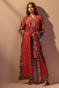 3 Piece - Printed Cotton Suit