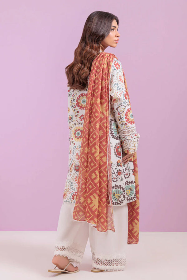 3 Piece - Printed Lawn Suit