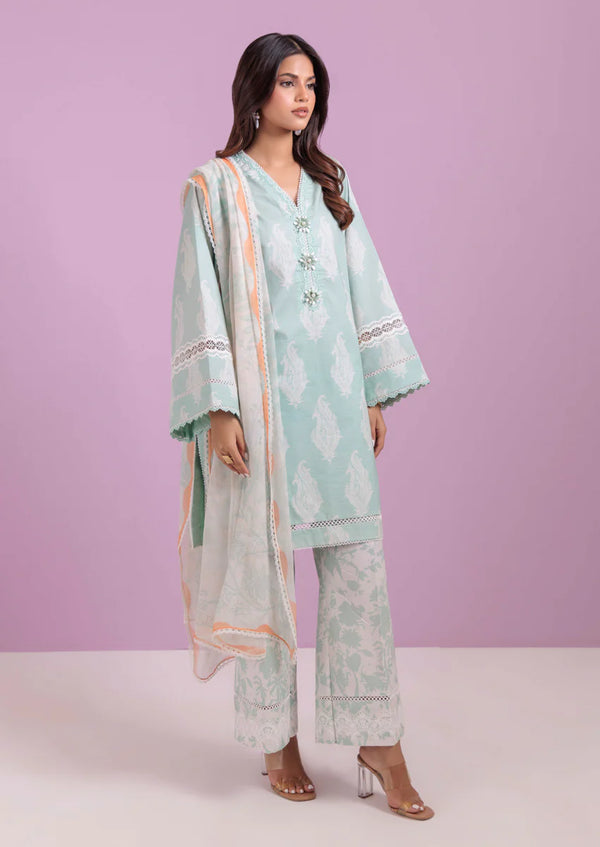 3 Piece - Printed Lawn Suit