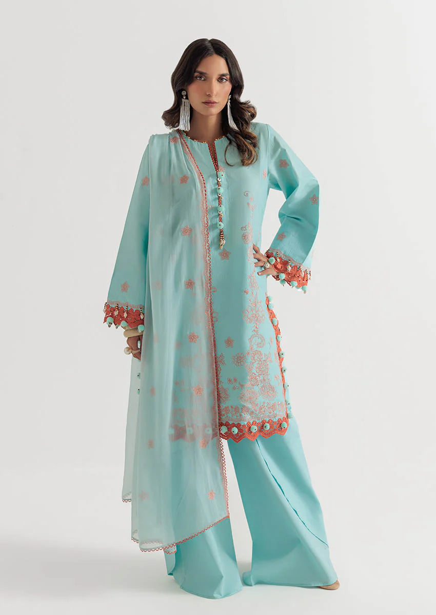 3 Piece - Embroidered Suit
