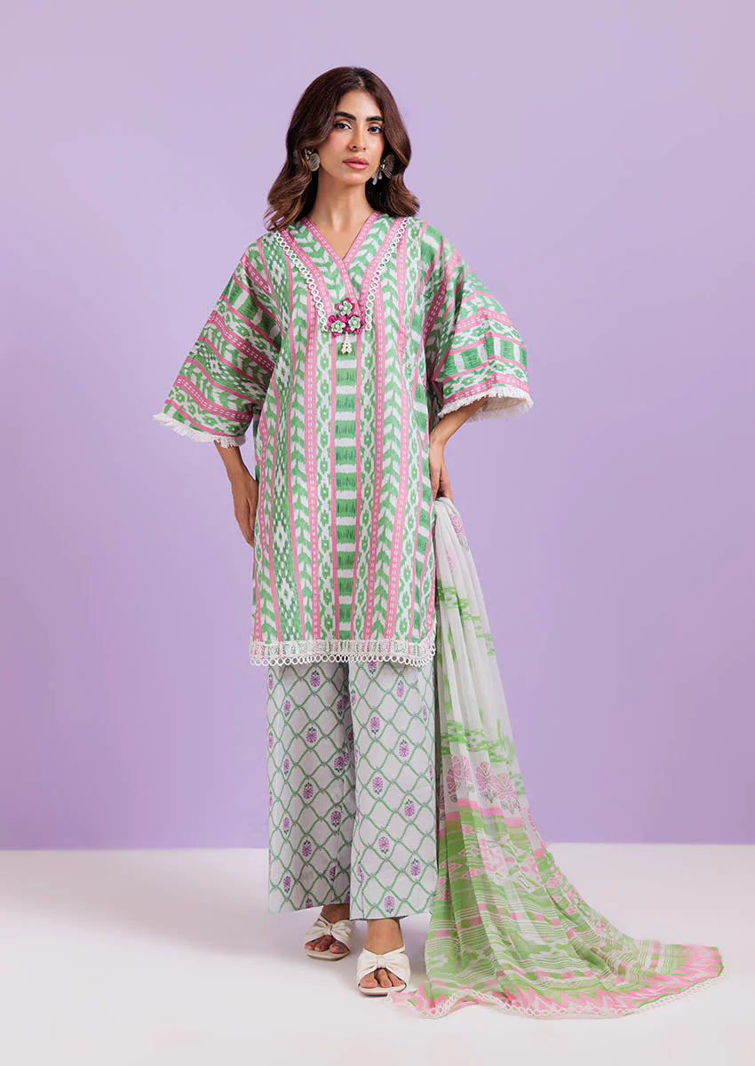 3 Piece - Printed Lawn Suit
